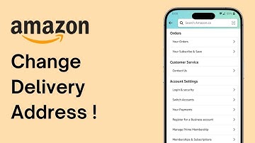 How to Change Delivery Address on Amazon !