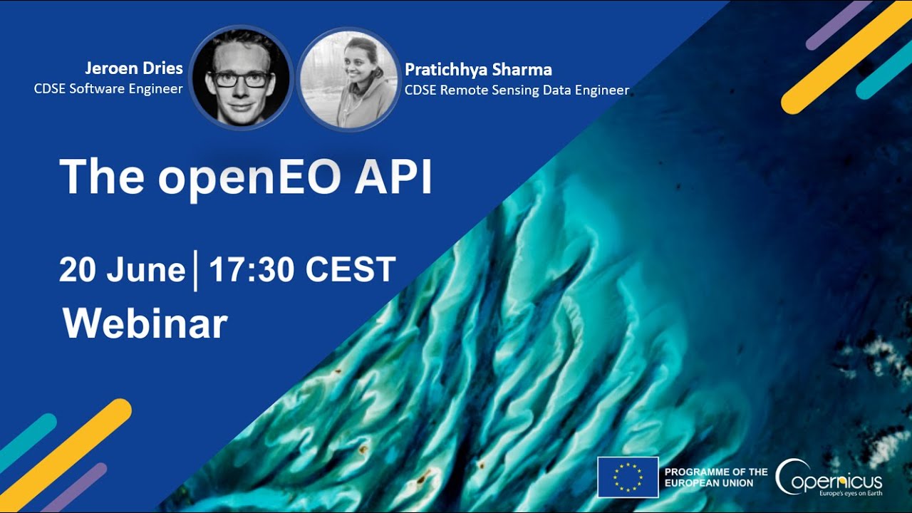 Webinar #3: The open EO API - YouTube