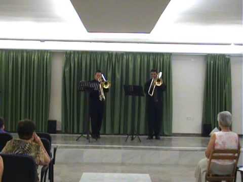 UNIN MUSICAL DE UGJAR Duo de Trombones Curso de Ve...