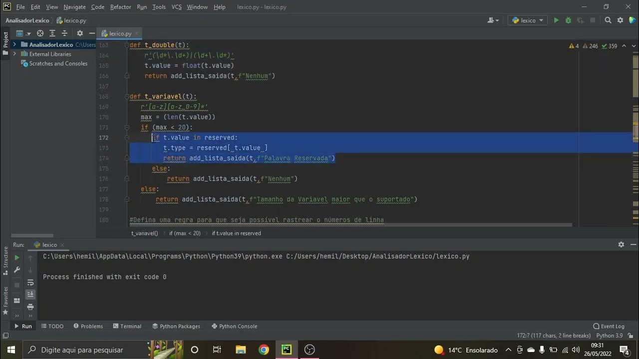 Compiladores (Análise Léxica), com PLY (Python) e TkInter - YouTube