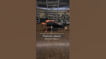 Prancha Lateral. Exercício para Abdômens Oblíquos. #shorts #prank #abs