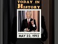 Johnny Carson’s Final Episode Airs May 22nd, 1992