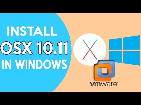 How To Install Mac OS El Capitan on PC/ How to install Mac OS el capitan on vmware