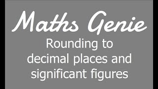 ⁣decimal places and significant figures - important for SEO