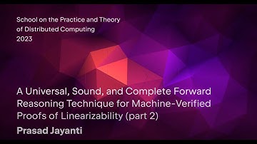 Prasad Jayanti "Technique for Machine-Verified Proofs of Linearizability" Part 2