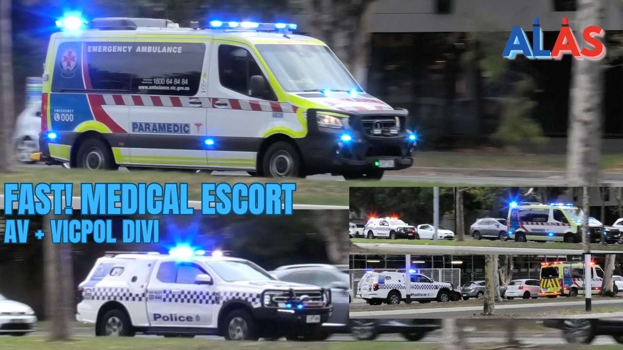 *MEDICAL ESCORT* AV // VICPOL - Divi Van + AGP 6400/6839 - Responding in Convoy | Transport, StKilda