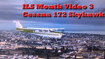 How to land a cessna 172 skyhwak with ILS CAT 3 ILS | X-Plane 10 Mobile.