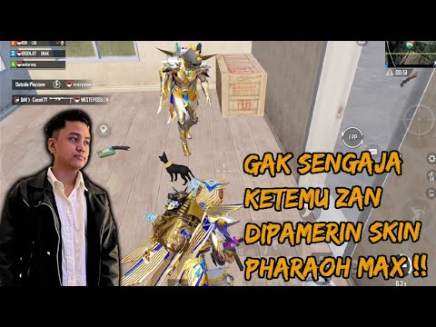 GAK SENGAJA KETEMU ZAN STREAMER SULTAN PAMERIN SKIN PHARAOH , LANGSUNG PAMERIN BALIK – PUBG MOBILE