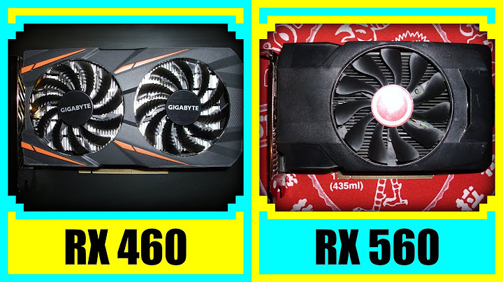 So sánh rx 560 vs rx 460