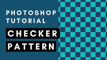 Checker Pattern Design - Photoshop Tutorial