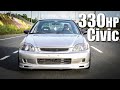 300hp civic all motor kswap k24 ek hatch  car stories 29