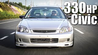 300HP Civic All Motor K-Swap K24 EK Hatch | Car Stories #29