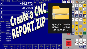 How to create a Centroid CNC system REPORT.ZIP file