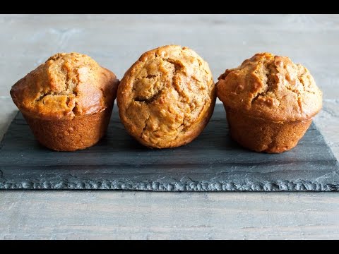 Jumbo oatmeal carrot muffin recipe- 4 Mins or Less Recipes