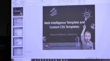Web Intelligence Template and Custom CSS Templates (Part 1 of 3)