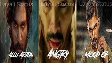 Allu Arjun mood off WhatsApp Status fullscreen | Allu Arjun action| Sarrainodu | Surya
