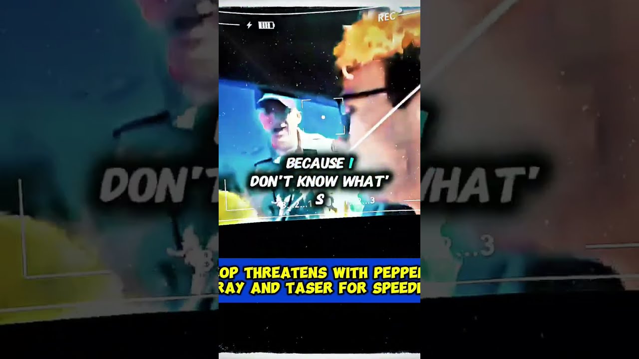 Cop Threatens With Pepper Spray And Taser For Speeding 1