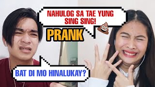 I LOST MY PROMISE RING PRANK ON BOYFRIEND NAHULOG SA TAE