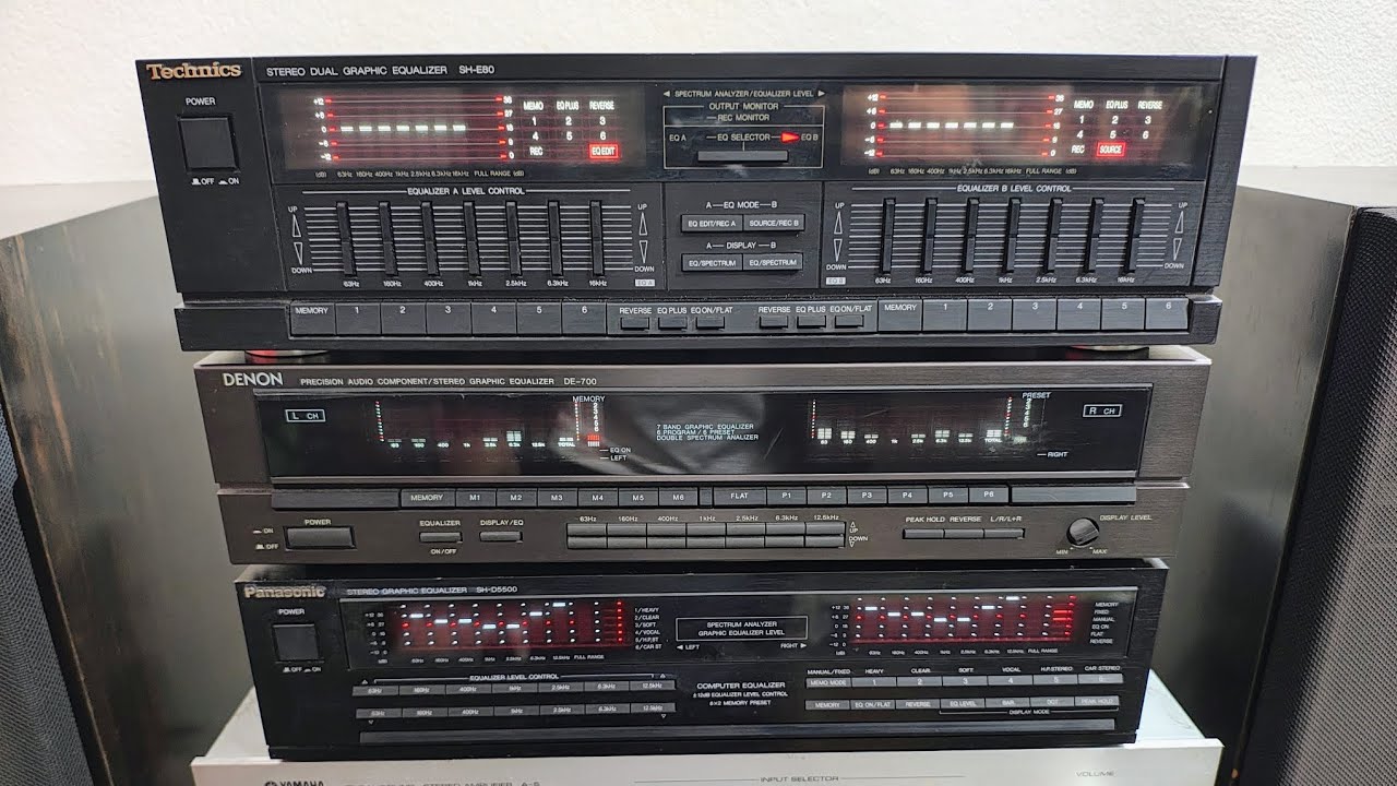 Technics, Panasonic,Denon, Kenwood Equalizer 🔥