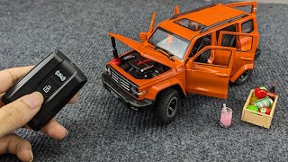 Satisfying with unboxing of mininature Wall Tank 300 diecast model car