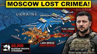 Moscow's Land Bridge to Crimea Is Gone – 60,000 Russian Troops STRANDED as Fuel Crisis Hits Crimea