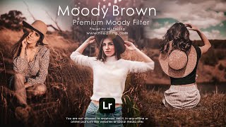 Moody Brown Effect - Free Lightroom Mobile Presets DNG & XMP Download screenshot 4