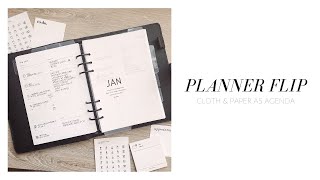 Planner Flip: Cloth & Paper A5 Agenda