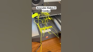 Ape volata via dalla Anycubic Kobra 3 combo, spaghetti error detected, salvati 80gr di filamento #3d