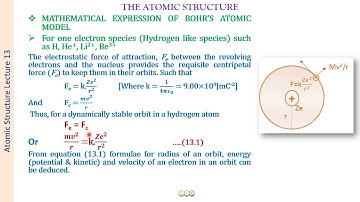 RADIUS OF BOHR