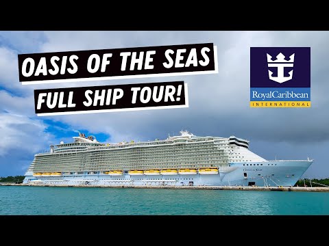 Video: Oasis of the Seas Cruise Ship Outdoor Deck