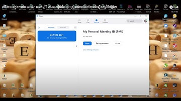 #វិធី​ងាយៗក្នុងការ​ថត screen តាមកម្មវិធី Zoom ធ្វើជាវីដេអូ​បង្រៀនដោយ​មិនចាំបាច់ដំឡើង​កម្មវិធីផ្សេងៗ