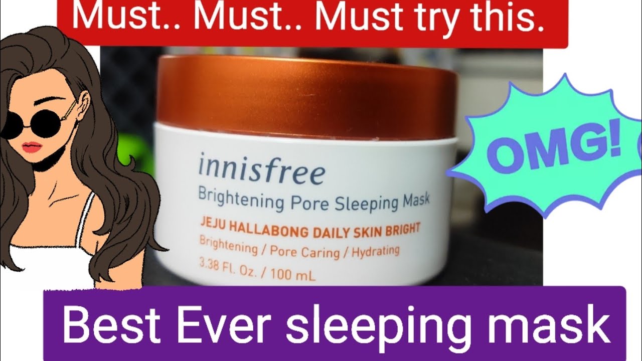 Review of Innisfree Brigtening Pore Sleeping Mask for Brightening /Pore