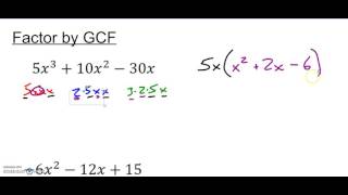 8-2 Factor by GCF