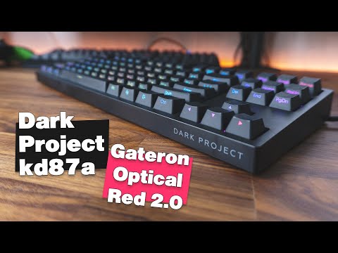 Обзор TKL клавиатуры Dark Project KD87A на Gateron Optical Red 2.0. SidePrint, HotSwap и шумка.