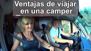 Traveling in a camper van in Spain