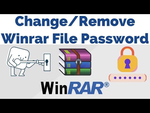 How to REMOVE password for WINRAR or ZIP file| Remove Password from RAR | RAR Password Unlocker