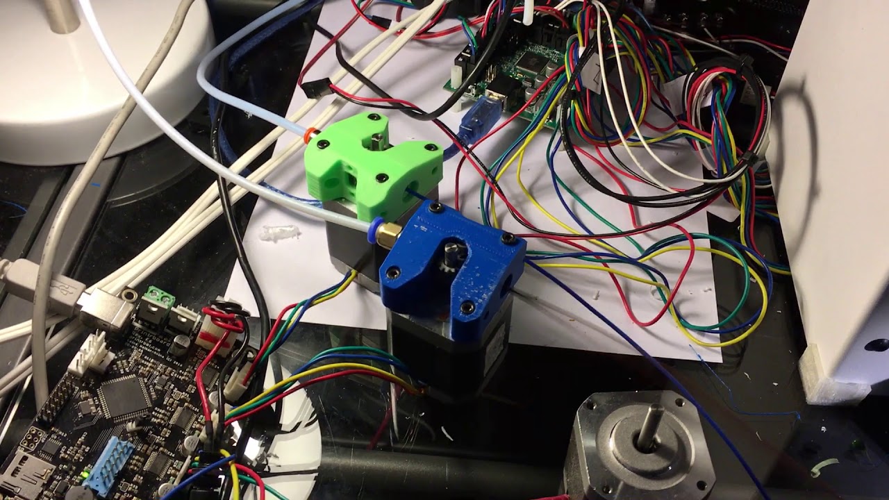 Klipper MultiMCU Multi Extruder Test YouTube