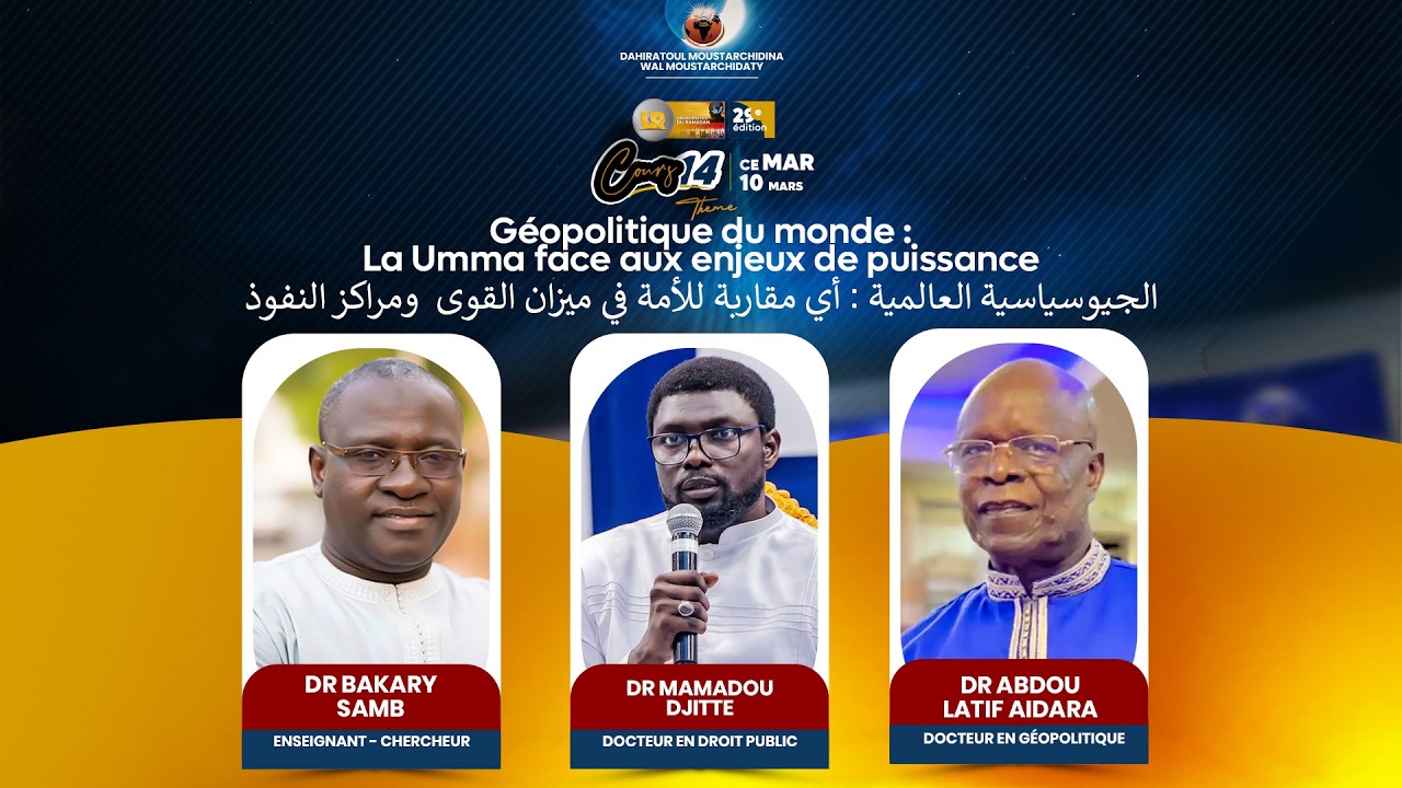 DIRECT | Universités du Ramadan 2026 - Géopolitique du monde : la Umma face aux enjeux de puissance