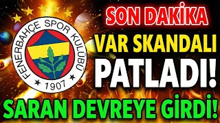 F.bahçe Maçinda Var Kri̇zi̇ Kayitlar Gi̇tti̇, Temi̇z Gol İptal Sadetti̇n Saran Sert Çikti Resimi