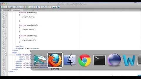 Html5 6 02 Controlling Audio and Video Output with Javascript