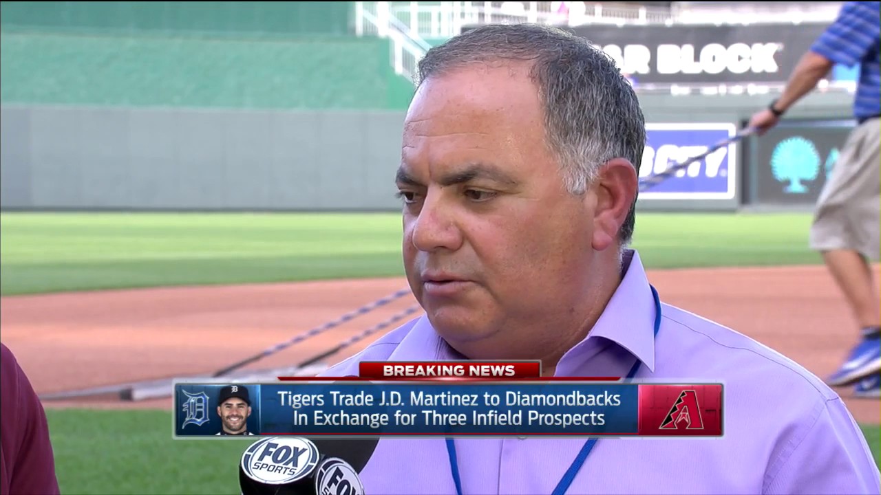 Tigers trade J.D. Martinez to Diamondbacks for three prospects - Sports  Illustrated