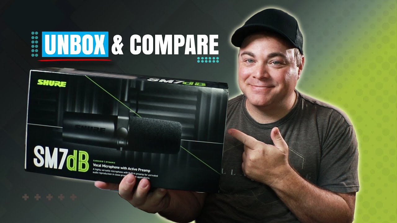 Shure SM7dB Unboxing - YouTube