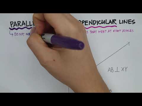 Drawing- Perpendicular versus Parallel lines