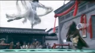Xiaolongnü Fights Jin Lun, from Return of the Condor Heroes 2006 ep11, Crystal Liu Yifei, 刘亦菲
