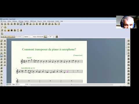 Comment transposer d&rsquo;un piano à un saxophone alto ?