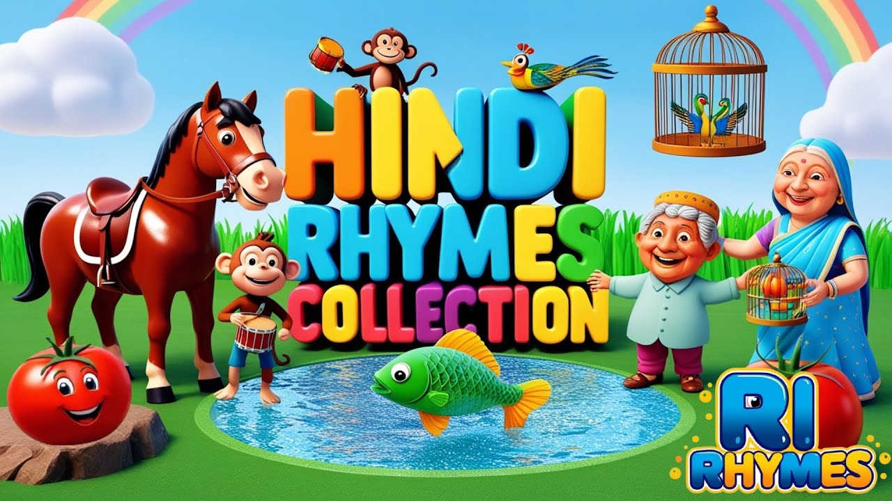 Best Nursery Rhymes Collection | Top Hindi Poems | Hindi Rhymes for ...