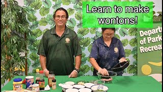 Kupuna in the Park - Episode 18 - Learn to make Wontons!