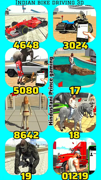 Indian bike driving 3D new update cheat code part-105 #indianbikedriving3d #opdost