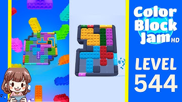 Color Block Jam Level 544 Solution Walkthrough