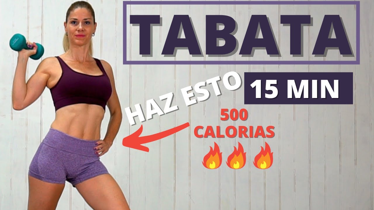 Rutina TABATA ❤️ Como QUEMAR * 500 CALORIAS * en 15 MIN en casa ❤️ BURN 500 CALORIES gymbyb